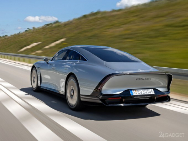 Электрический Mercedes-Benz EQXX установил новый рекорд автономности