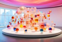 Представлен проект музея стекла, созданный при участии ИИ (13 фото)