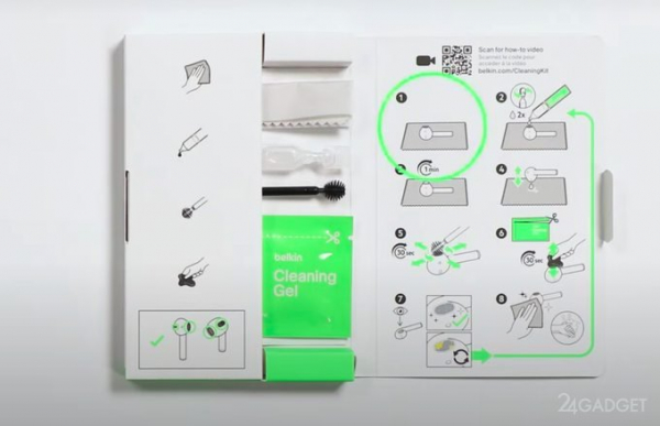Профессиональный набор для чистки наушников Apple AirPods (видео)