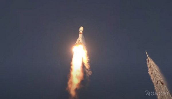 С космодрома Плесецк успешно стартовала ракета Союз-2.1а со спутником на борту