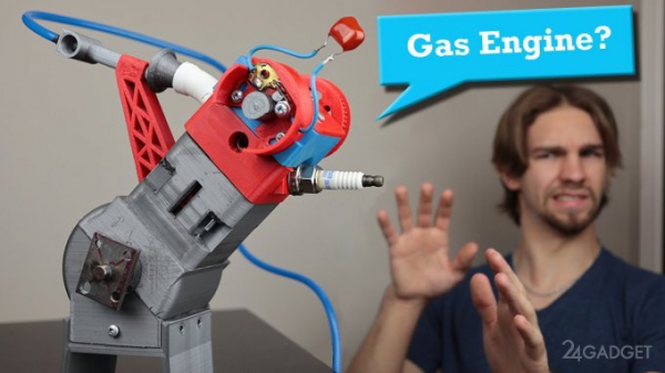 Энтузиаст напечатал рабочий двигатель на 3D-принтере (видео)