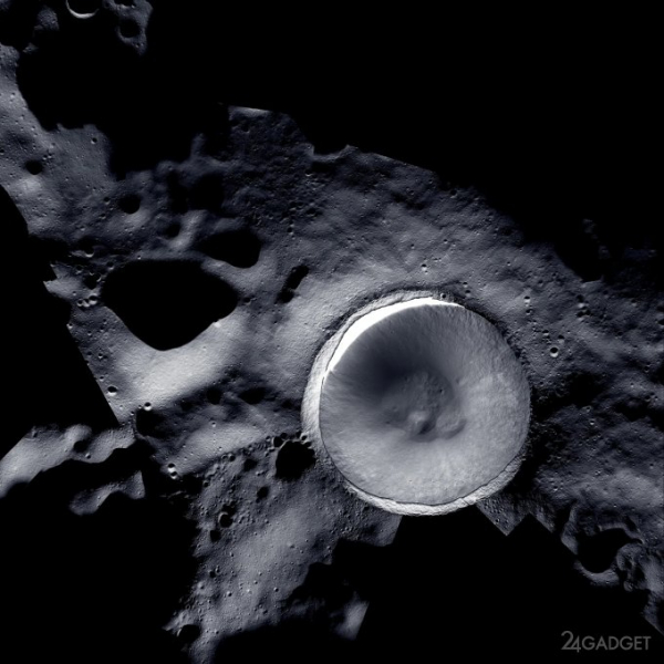 NASA в деталях показало место будущей высадки астронавтов на Луне (2 фото)