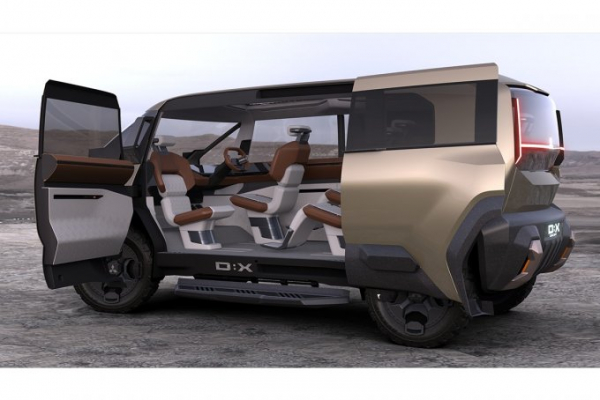 Mitsubishi представила концепт минивэна будущего D:X PHEV (8 фото)