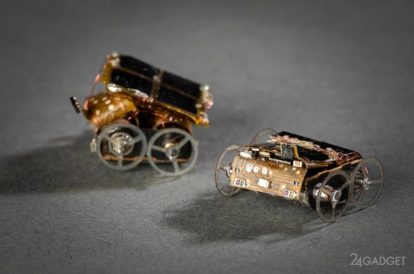 Создан крошечный робот без аккумулятора (2 фото + видео)