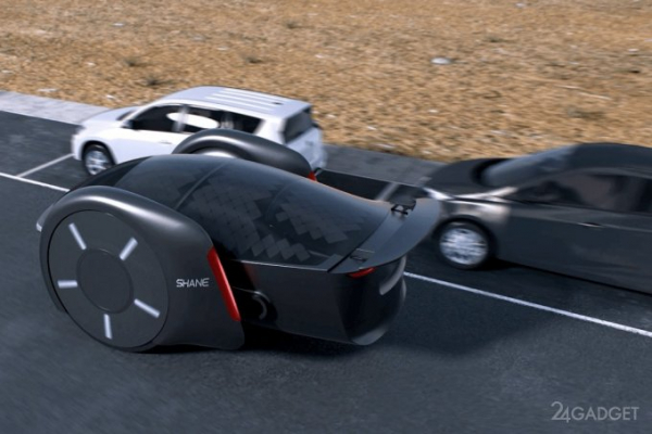 Создатель ховерборда презентовал двухколёсный электромобиль (видео)