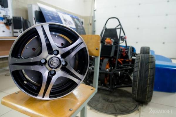 Челябинские учёные создали очень компактное мотор-колесо для электромобилей (2 фото)