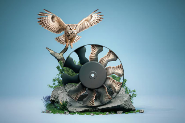 Mahle разработала бесшумные вентиляторы, вдохновившись крыльями совы 