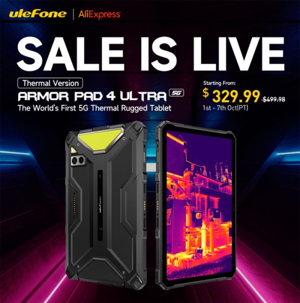 Линейка планшетов Ulefone Armor Pad 4 Ultra предлагается по сниженным ценам Линейка планшетов Ulefone Armor Pad 4 Ultra предлагается по сниженным ценам