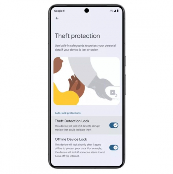 Новая функция безопасности Android блокирует устройство при обнаружении движения, связанного с кражей