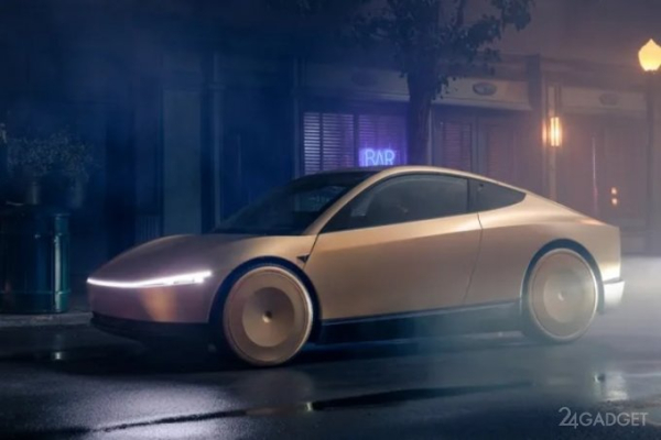 Tesla представила Cybercab — двухместный электромобиль без руля и педалей за $30 тысяч (3 фото + видео) Tesla представила Cybercab — двухместный электромобиль без руля и педалей за $30 тысяч (3 фото + видео)
