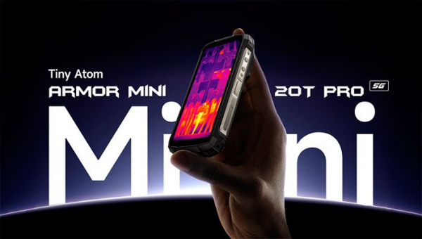 Ulefone представляет первые в мире защищённые мини-смартфоны Armor Mini 20T Pro с 5G и тепловизором