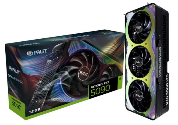 Palit представила видеокарты GeForce RTX 5080, RTX 5070 Ti и RTX 5070 в версиях GameRock и GamingPro 