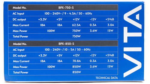Обзор и тестирование блока питания Chieftec Vita 850W Обзор и тестирование блока питания Chieftec Vita 850W