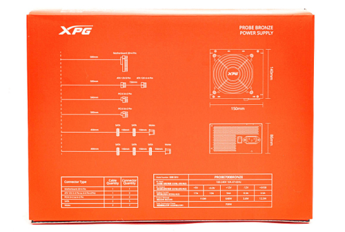 Обзор и тестирование блока питания XPG PROBE Bronze 700W