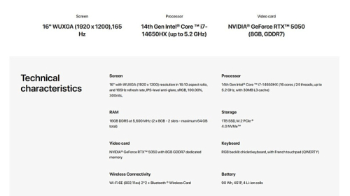 ASUS перечисляет в своём ноутбуке NVIDIA RTX 5060M и RTX 5050M с 8 Гбайтами памяти ASUS перечисляет в своём ноутбуке NVIDIA RTX 5060M и RTX 5050M с 8 Гбайтами памяти