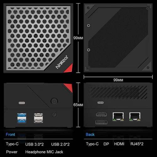 Ninkear выпустила модульный мини-ПК MBOX 8 Pro с Ryzen 7 8845HS