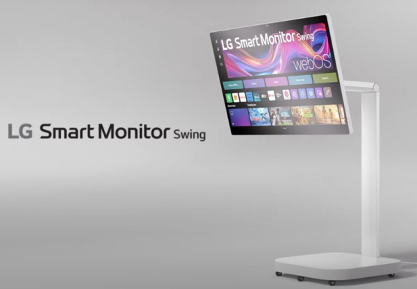 Представлен LG Smart Monitor Swing &mdash; смарт-монитор с webOS и подставкой с колёсиками 
