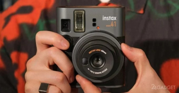 Fujifilm представила камеру мгновенной печати Instax mini 41 с повышенным качеством селфи и крупных планов