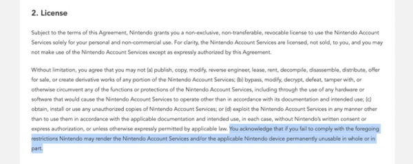 Nintendo предупредила, что намерена блокировать консоли пользователям за «неправильное использование» Nintendo предупредила, что намерена блокировать консоли пользователям за «неправильное использование»