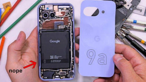 Разборка Google Pixel 9a показала конструкционные недостатки и почти полную неремонтопригодность