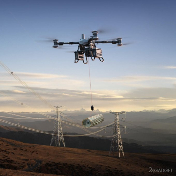 DJI выпустила грузовой дрон FlyCart 100 с грузоподъёмностью до 80 кг и передовыми системами безопасности (3 фото)