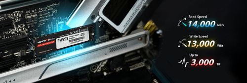 Patriot PV593 полагается на контроллер SM2508 с интерфейсом PCI Express 5.0 Patriot PV593 полагается на контроллер SM2508 с интерфейсом PCI Express 5.0