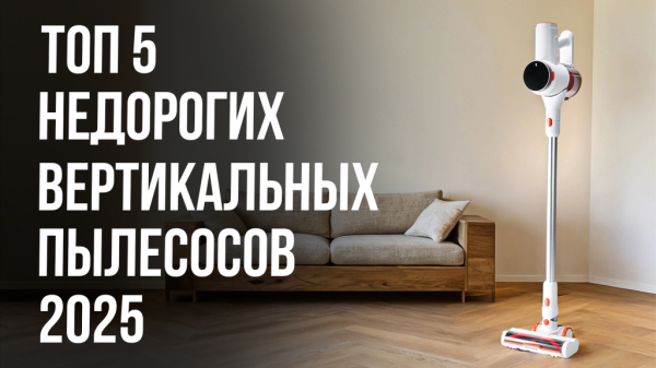 Видео-обзор бюджетных вертикальных пылесосов в 2025 году Видео-обзор бюджетных вертикальных пылесосов в 2025 году