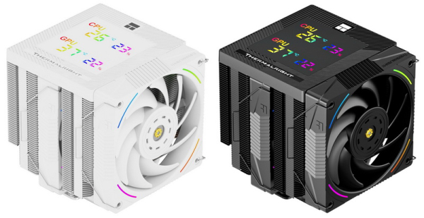 Thermalright выпустила кулер Phantom Spirit 120 Digital с цифровым дисплеем и поддержкой процессоров с TDP до 275 Вт 