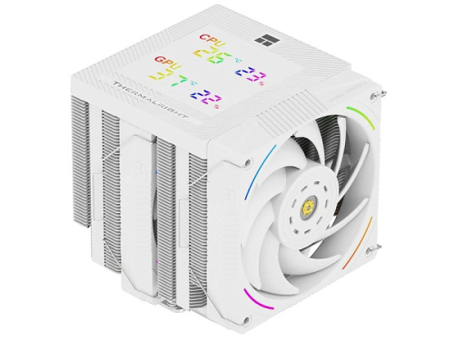 Кулеры Thermalright Phantom Spirit 120 Digital отображают показатели CPU и GPU на крышечке