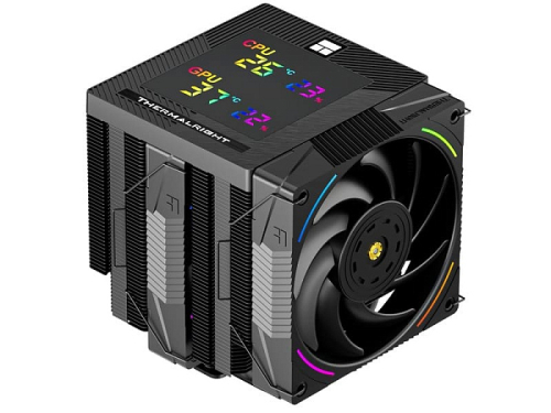 Кулеры Thermalright Phantom Spirit 120 Digital отображают показатели CPU и GPU на крышечке