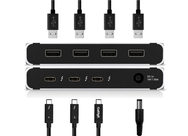 Обзор концентратора Caldigit Thunderbolt 4 и USB4 Element Hub