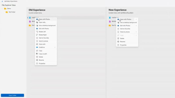 Microsoft признала, что контекстное меню Windows 11 перегружено — это исправят в приложениях WinUI Microsoft признала, что контекстное меню Windows 11 перегружено — это исправят в приложениях WinUI