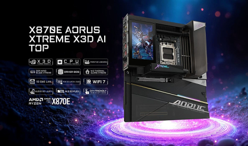 GIGABYTE представила премиальную плату X870E AORUS XTREME X3D AI TOP GIGABYTE представила премиальную плату X870E AORUS XTREME X3D AI TOP