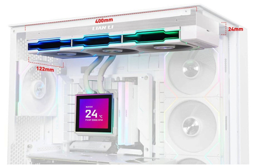 Готовые СЖО Lian Li HydroShift II LCD-S получили квадратный дисплей Готовые СЖО Lian Li HydroShift II LCD-S получили квадратный дисплей
