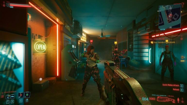 Cyberpunk 2077: забег с препятствиями Cyberpunk 2077: забег с препятствиями
