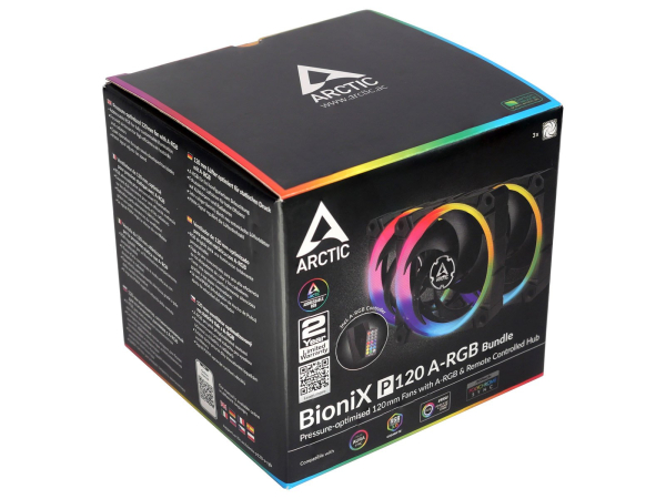 Обзор и тест вентиляторов ARCTIC BioniX P120 A-RGB