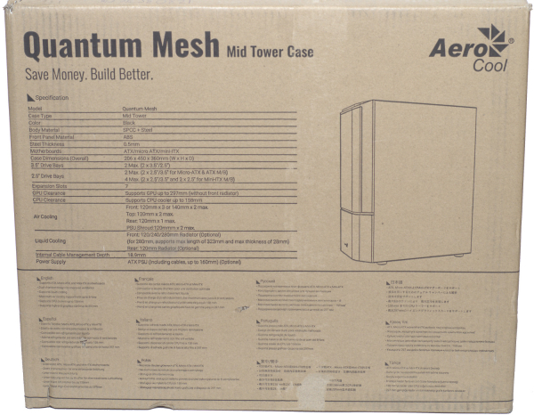 Обзор и тест корпуса Aerocool Quantum Mesh