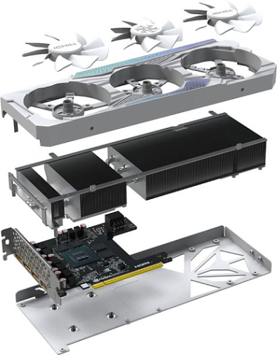 INNO3D выпустила видеокарту GeForce RTX 5060 8GB iChill X3 в чёрном и белом исполнении