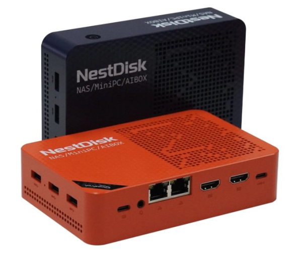 Карманный NAS для четырёх М.2 SSD с парой портов 2.5GbE