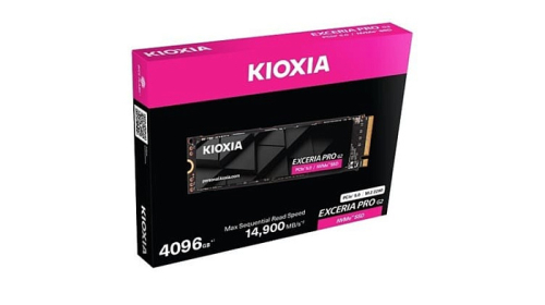 Накопитель KIOXIA EXCERIA PRO G2 развивает скорость работы до 14900 Мбайт/с Накопитель KIOXIA EXCERIA PRO G2 развивает скорость работы до 14900 Мбайт/с