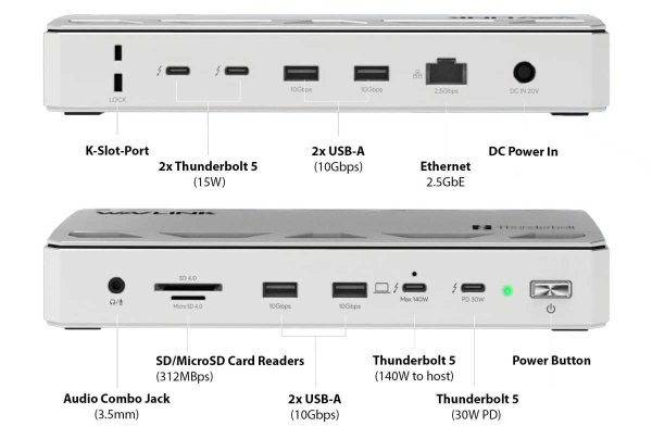 Обзор док-станции Wavlink Thunderbolt 5: доступный и быстрый Thunderbolt&nbsp;