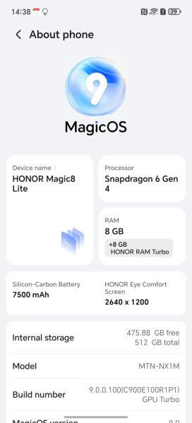 Обзор Honor Magic 8 Lite: проработал три дня на заряде от батареи