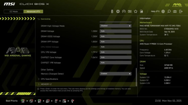 Обзор MSI MAG X870E Tomahawk MAX Wifi PZ: забудьте о кабелях