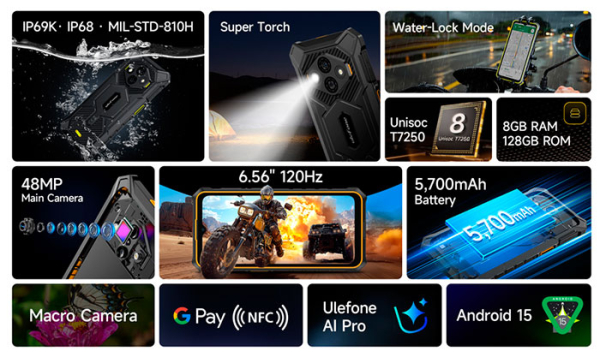 Смартфоны Ulefone RugKing 2, 3 и 4 Pro приносят защиту военного уровня в начальную ценовую категорию Смартфоны Ulefone RugKing 2, 3 и 4 Pro приносят защиту военного уровня в начальную ценовую категорию
