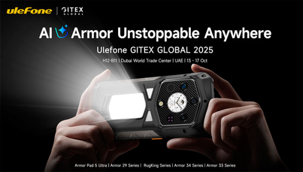 Ulefone представит серию защищённых мобильных устройств с большой продолжительностью работы на выставке GITEX GLOBAL 2025 Ulefone представит серию защищённых мобильных устройств с большой продолжительностью работы на выставке GITEX GLOBAL 2025
