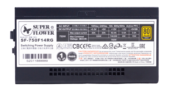 Обзор и тестирование блока питания Super Flower LEADEX III Gold ARGB 750W Обзор и тестирование блока питания Super Flower LEADEX III Gold ARGB 750W