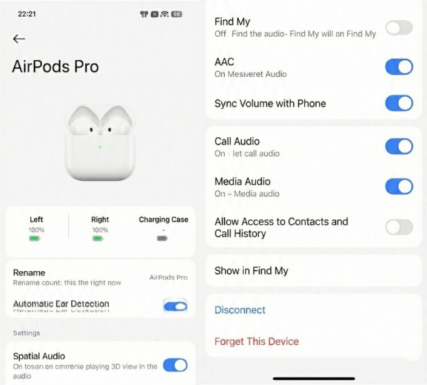 Xiaomi наконец-то подружила AirPods и Android: в HyperOS 3.1 наушники Apple могут работать как родные