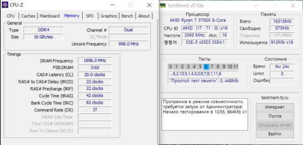 Обзор и тестирование комплекта оперативной памяти ADATA XPG Gammix D10
