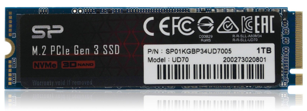 Обзор и тест M.2 NVMe SSD Silicon Power UD70 1 ТБ