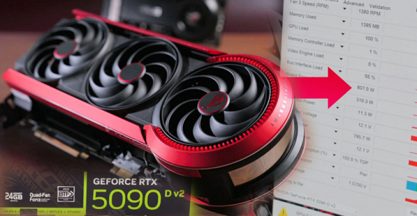 Asus выпустила для Китая свою лимитированную и дорогую ROG Matrix RTX 5090D V2 Asus выпустила для Китая свою лимитированную и дорогую ROG Matrix RTX 5090D V2